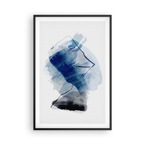 Poster in einem schwarzem Rahmen - Eisberg - 61x91 cm