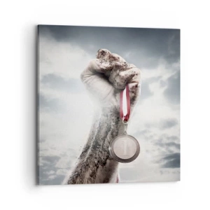 Bild auf Leinwand - Leinwandbild - Per aspera ad astra - 70x70 cm