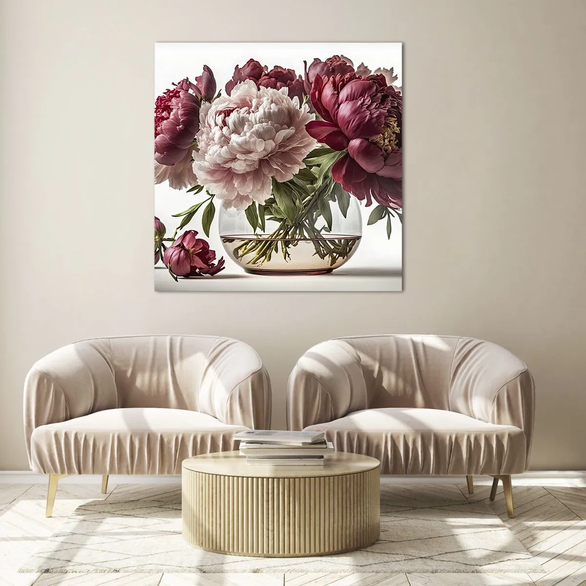 Glasbild - Bild auf glas - In voller Schönheit - 50x50 cm