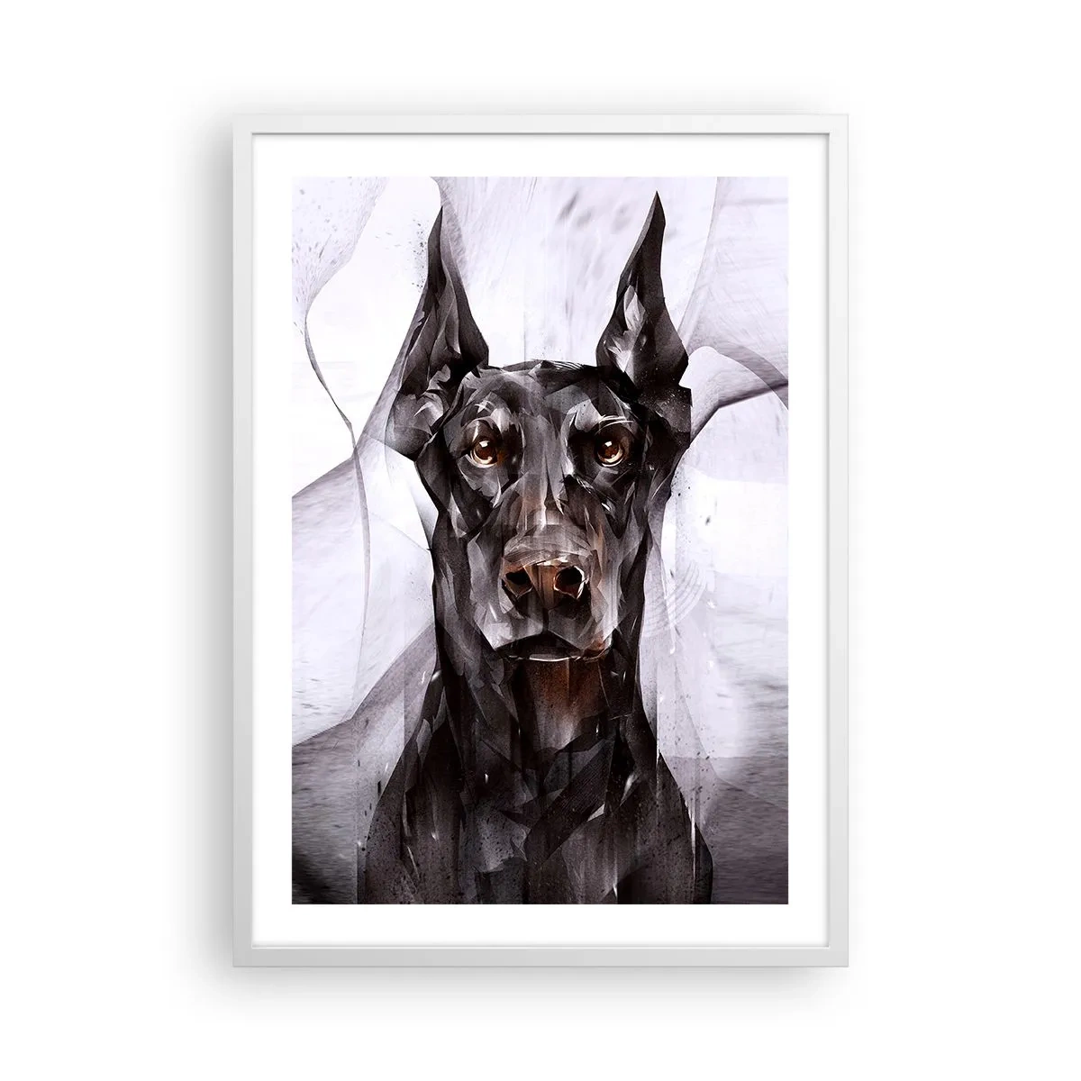 Poster in einem weißen Rahmen - Edelgeboren - 50x70 cm