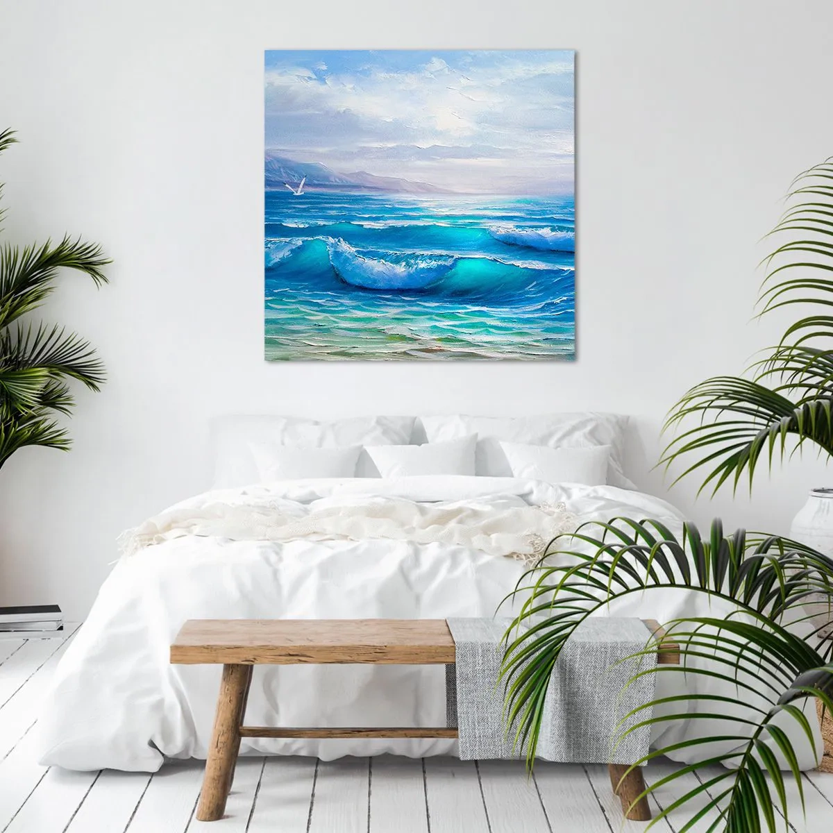 Bild auf Leinwand - Leinwandbild - Es bringt Erleichterung - 70x70 cm