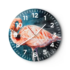 Wanduhr - Glasuhr - Von Natur aus dekorativ - 40x40 cm