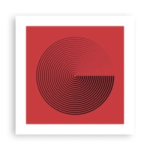 Poster - Kreisbewegung - 40x40 cm