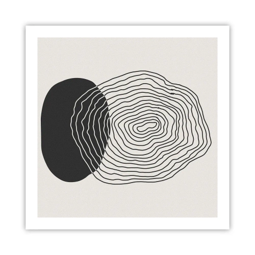 Poster - Dauer und Schwingung - 60x60 cm