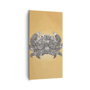 Bild auf Leinwand - Leinwandbild - Geschichten von Mr. Krabs - 65x120 cm