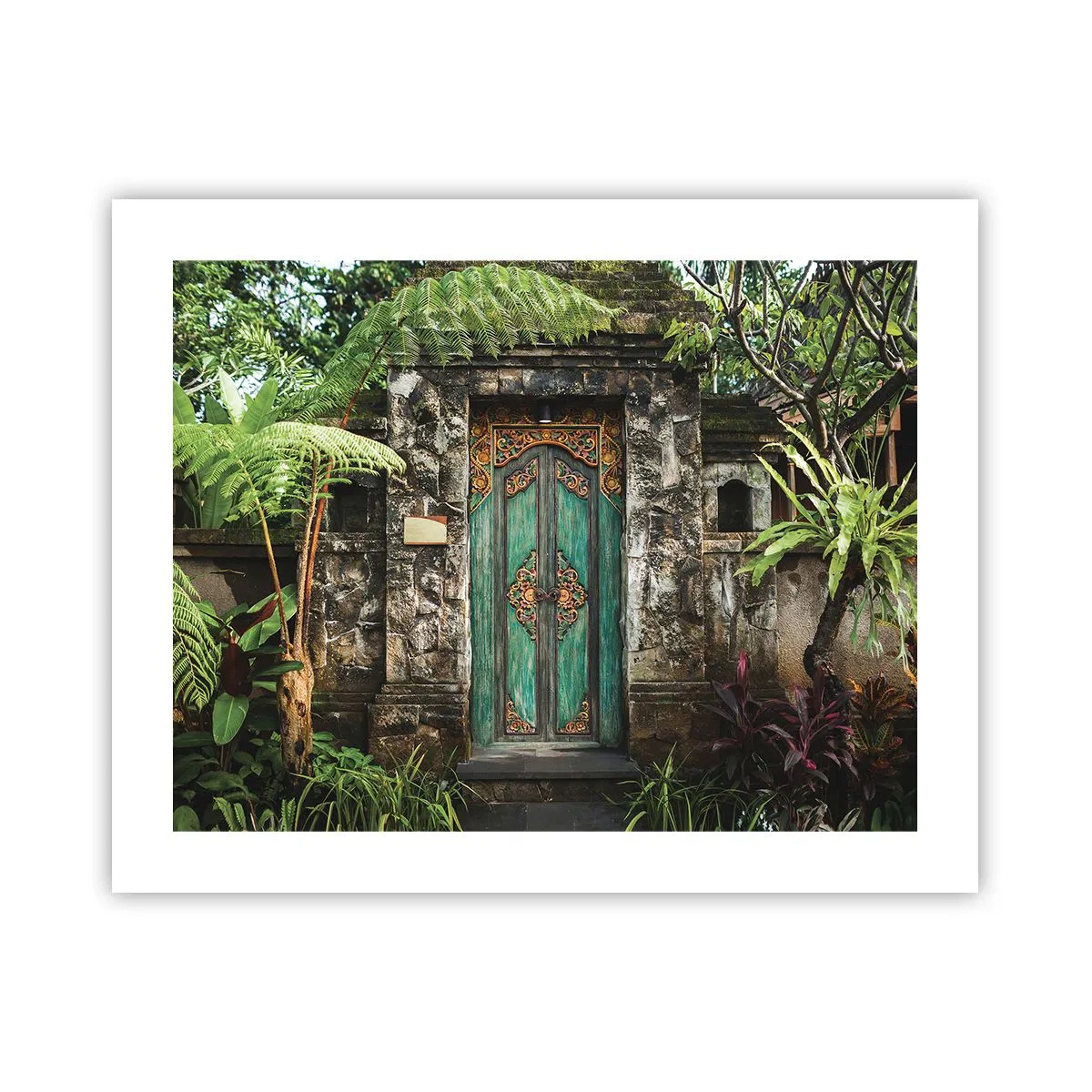 Poster - Eine Tür zu einer exotischen Welt - 50x40 cm
