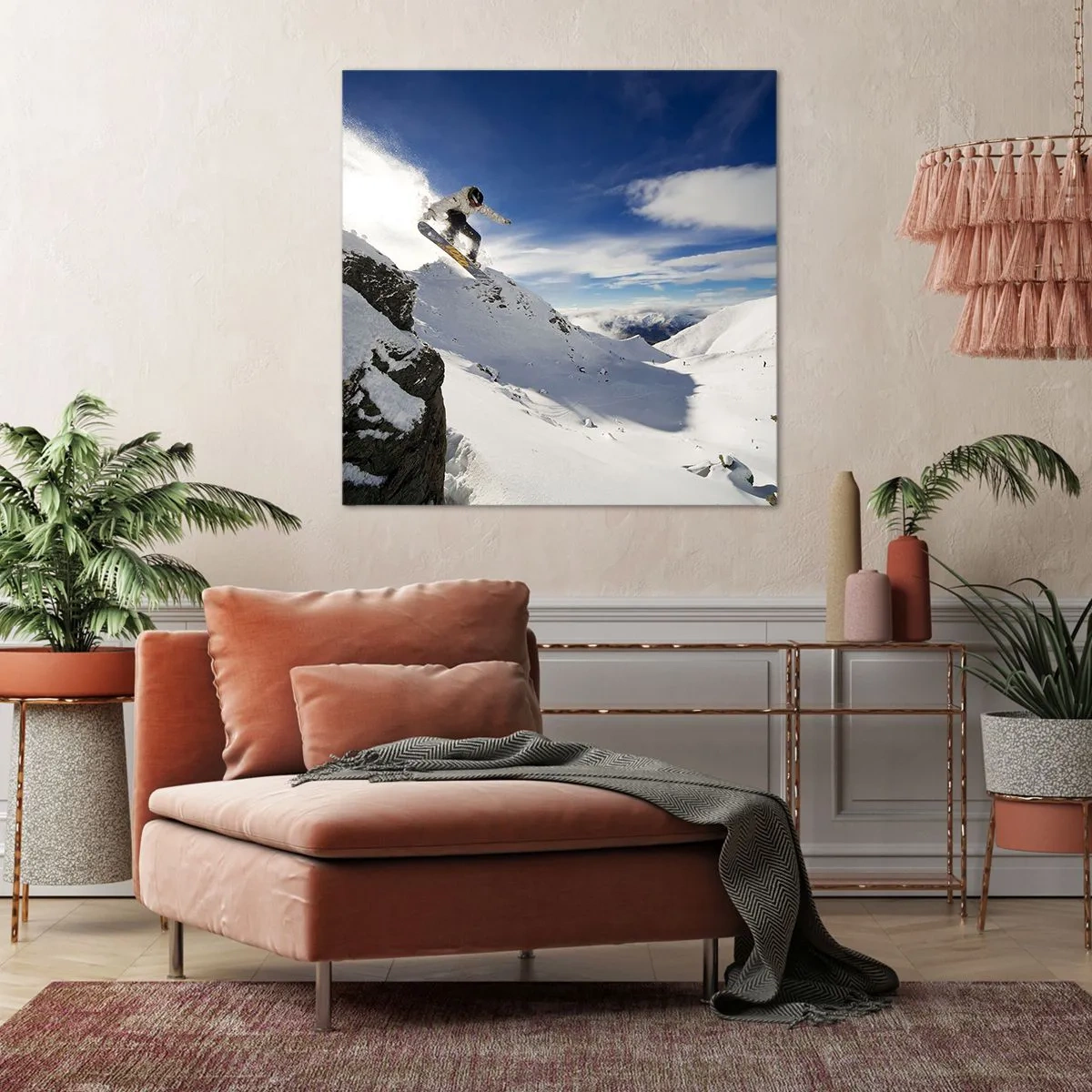 Bild auf Leinwand - Leinwandbild - Freiheit ohne Grenzen - 50x50 cm