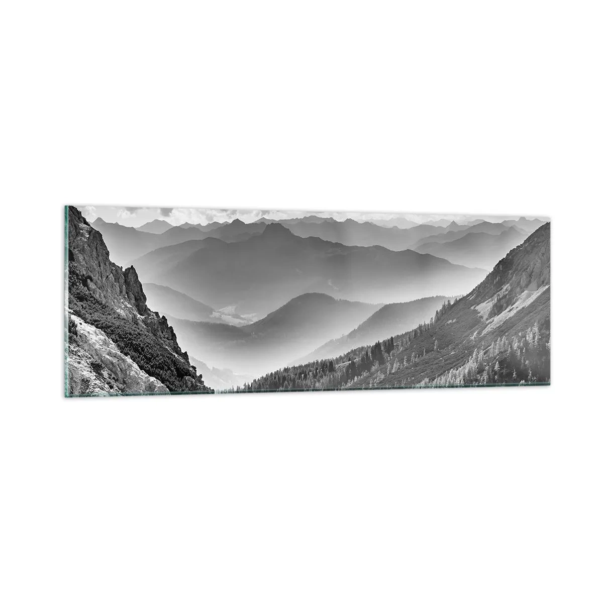 Glasbild - Bild auf glas - Bis zum Horizont - 90x30 cm