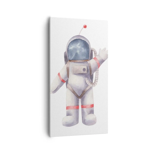 Bild auf Leinwand - Leinwandbild - Bis dann! - 55x100 cm