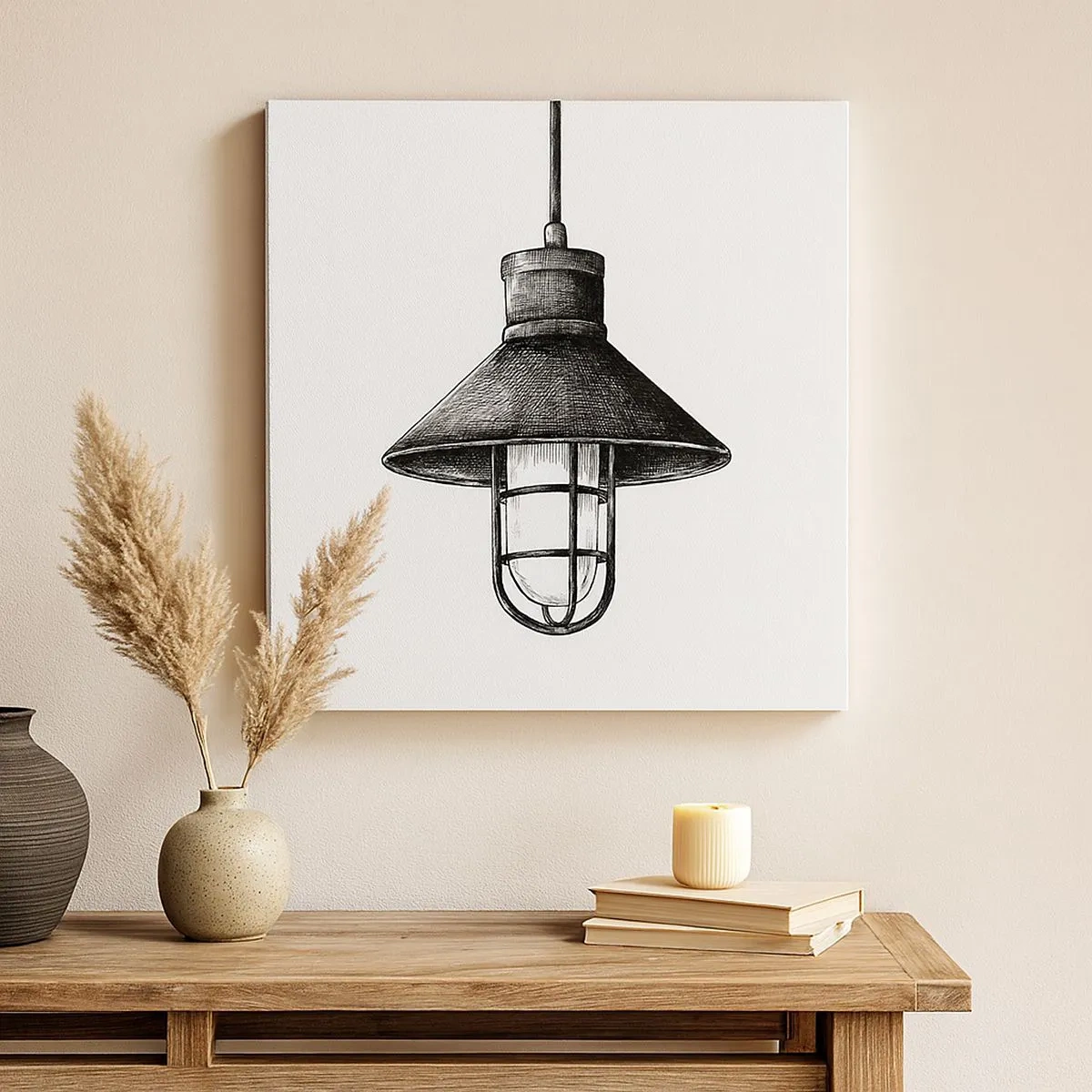 Bild auf Leinwand - Leinwandbild - Wie vor Jahren… - 30x30 cm