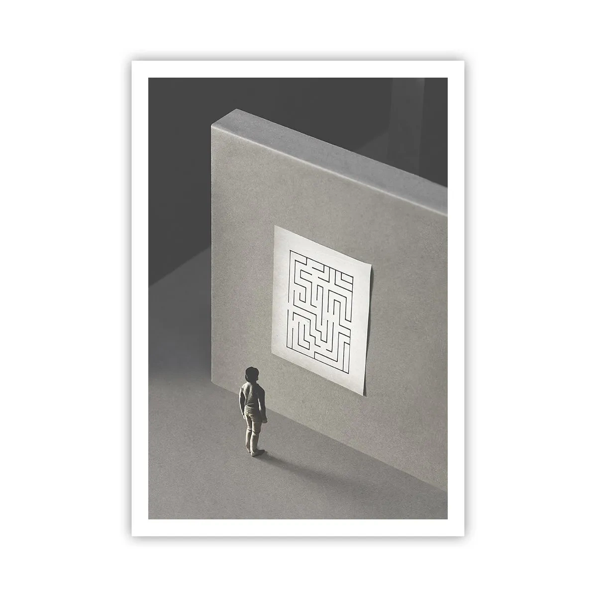 Poster - Aber wo bin ich? - 70x100 cm