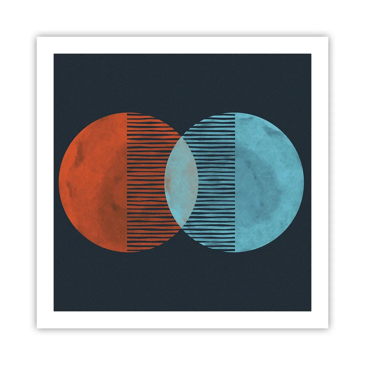 Poster - Astronomische Fantasie - 60x60 cm