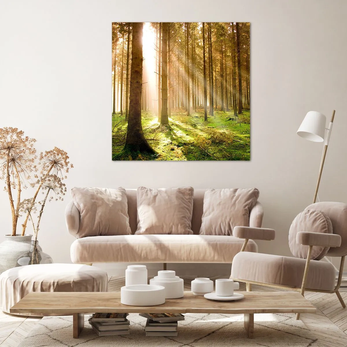 Bild auf Leinwand - Leinwandbild - Die Elfen werden bald erscheinen - 50x50 cm