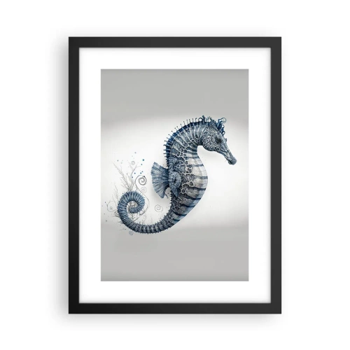 Poster in einem schwarzem Rahmen - Subtiler Witz der Natur - 30x40 cm