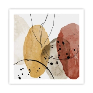 Poster - Wie leichte, transparente Luft - 60x60 cm