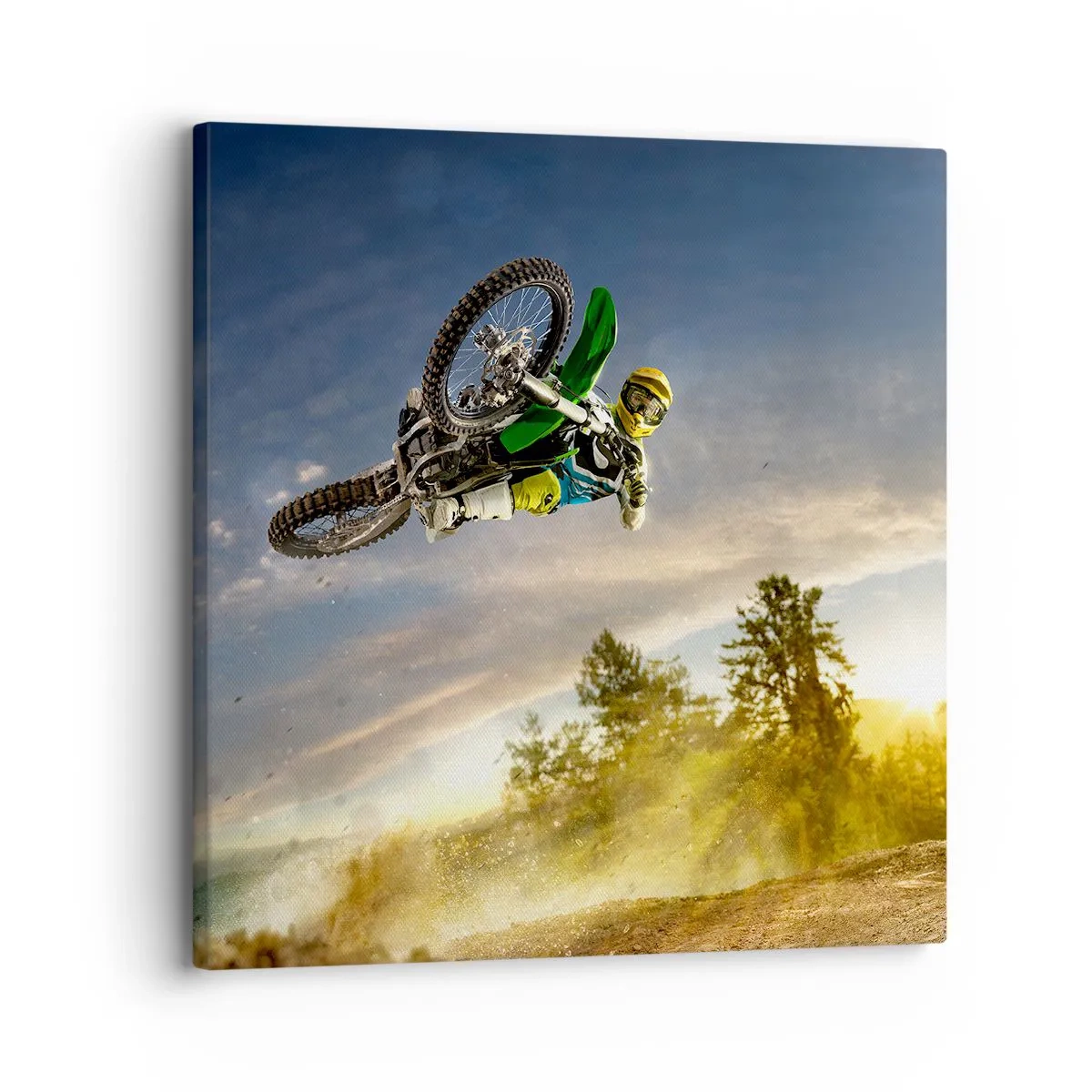 Bild auf Leinwand - Leinwandbild - Schalten Sie Emotionen ein! - 30x30 cm