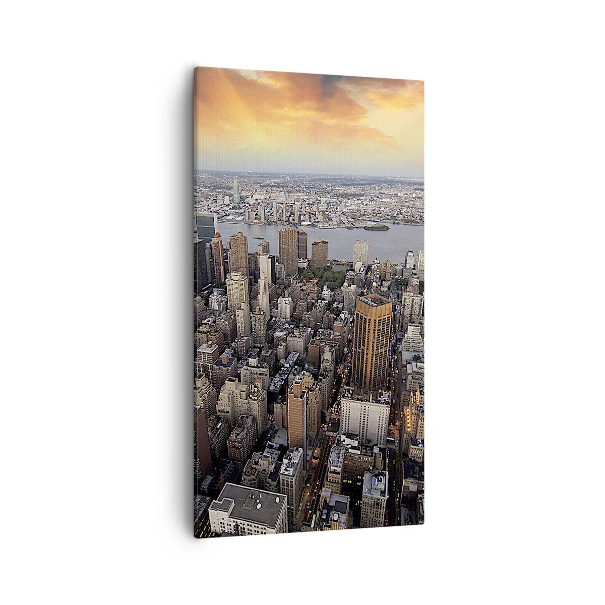 Bild auf Leinwand - Leinwandbild - Das schlagende Herz unserer Zeit - 55x100 cm