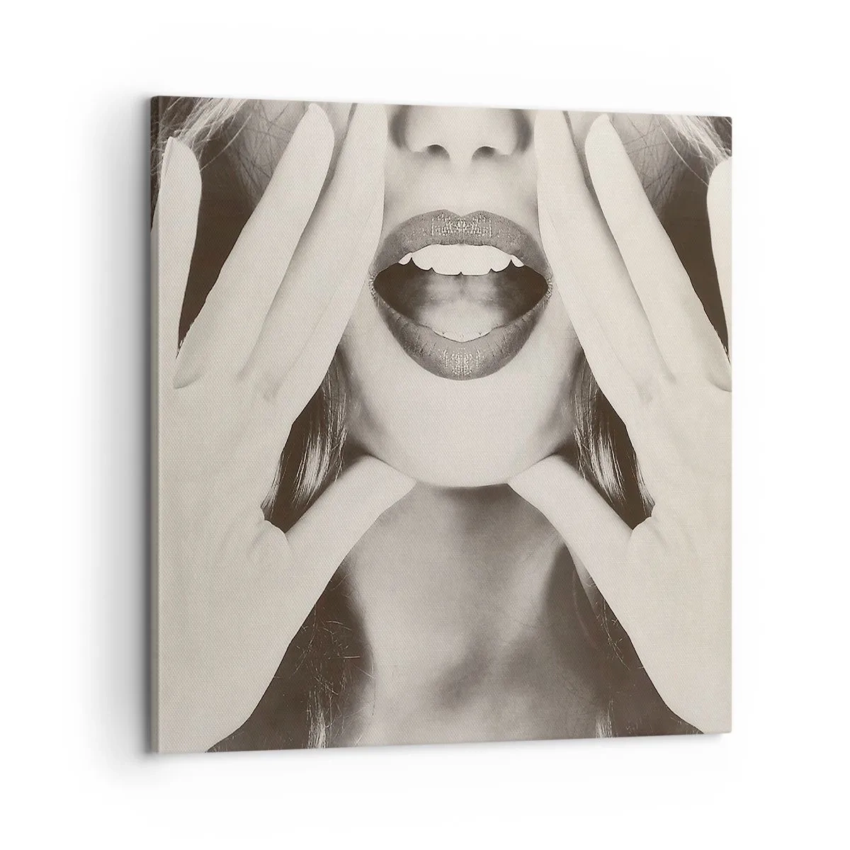 Bild auf Leinwand - Leinwandbild - Ich komme schon! - 60x60 cm