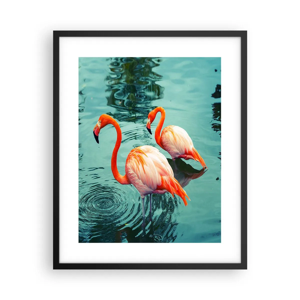 Poster in einem schwarzem Rahmen - Wir sind jetzt in Mode - 40x50 cm
