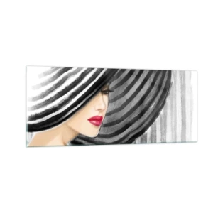 Glasbild - Bild auf glas - Wo soll ich dich finden? - 100x40 cm