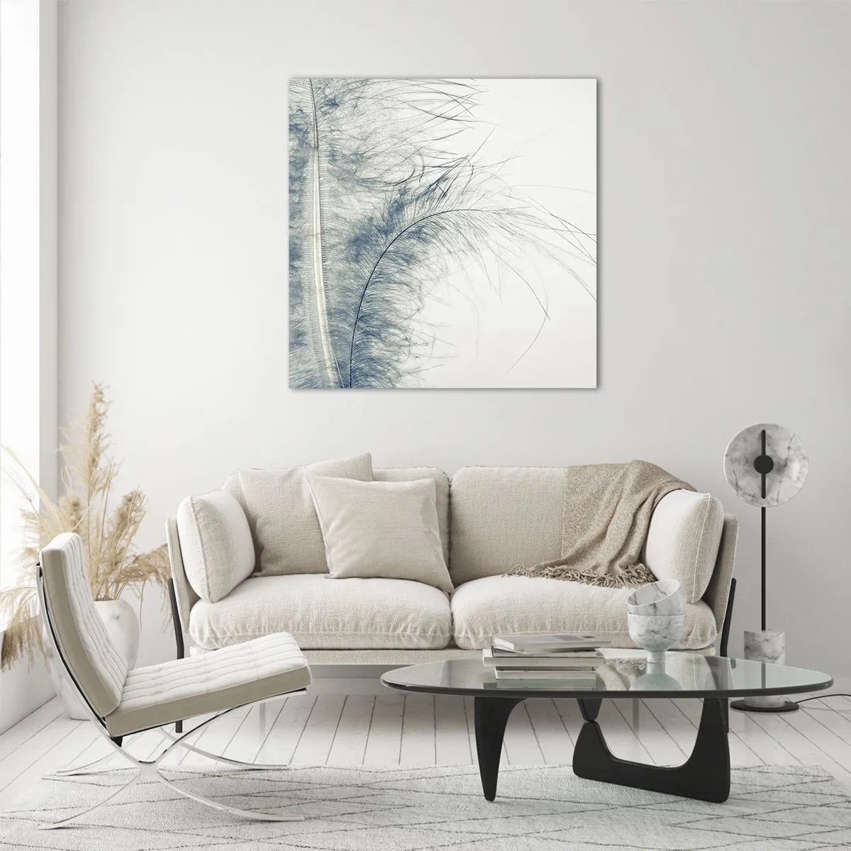 Glasbild - Bild auf glas - Flüstern der Natur - 70x70 cm