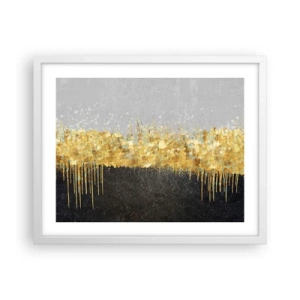 Poster in einem weißen Rahmen - Nach innen und nach oben - 50x40 cm