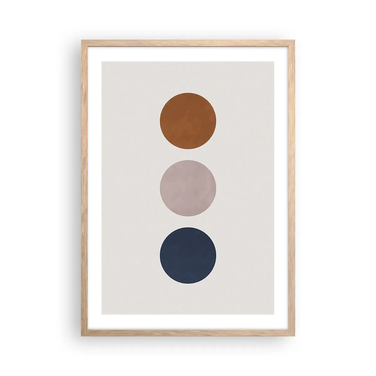 Poster in einem Rahmen aus heller Eiche - Ein Symbol für Exzellenz - 50x70 cm