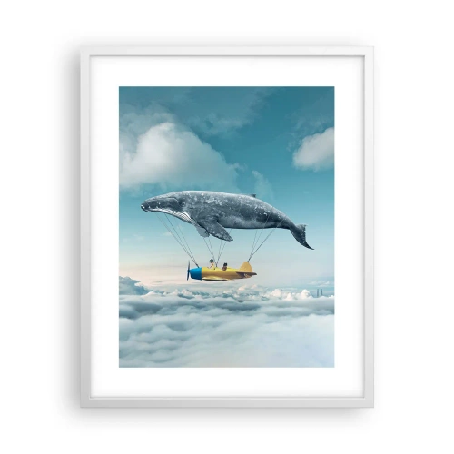 Poster in einem weißen Rahmen - Warum nicht? - 40x50 cm