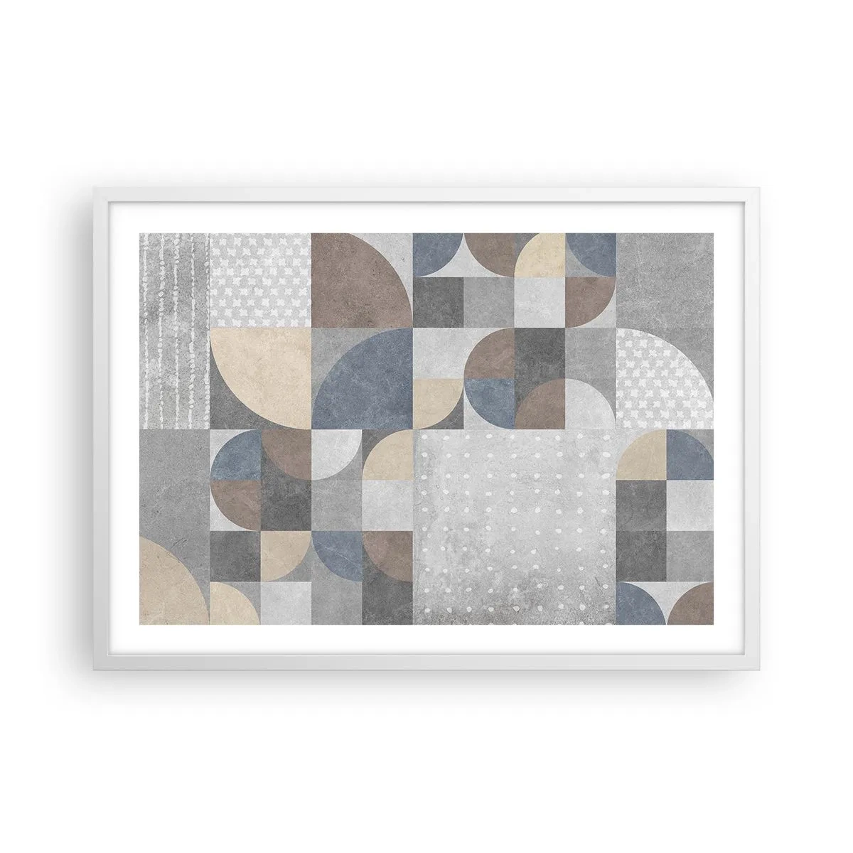 Poster in einem weißen Rahmen - Keramische Fantasie - 70x50 cm