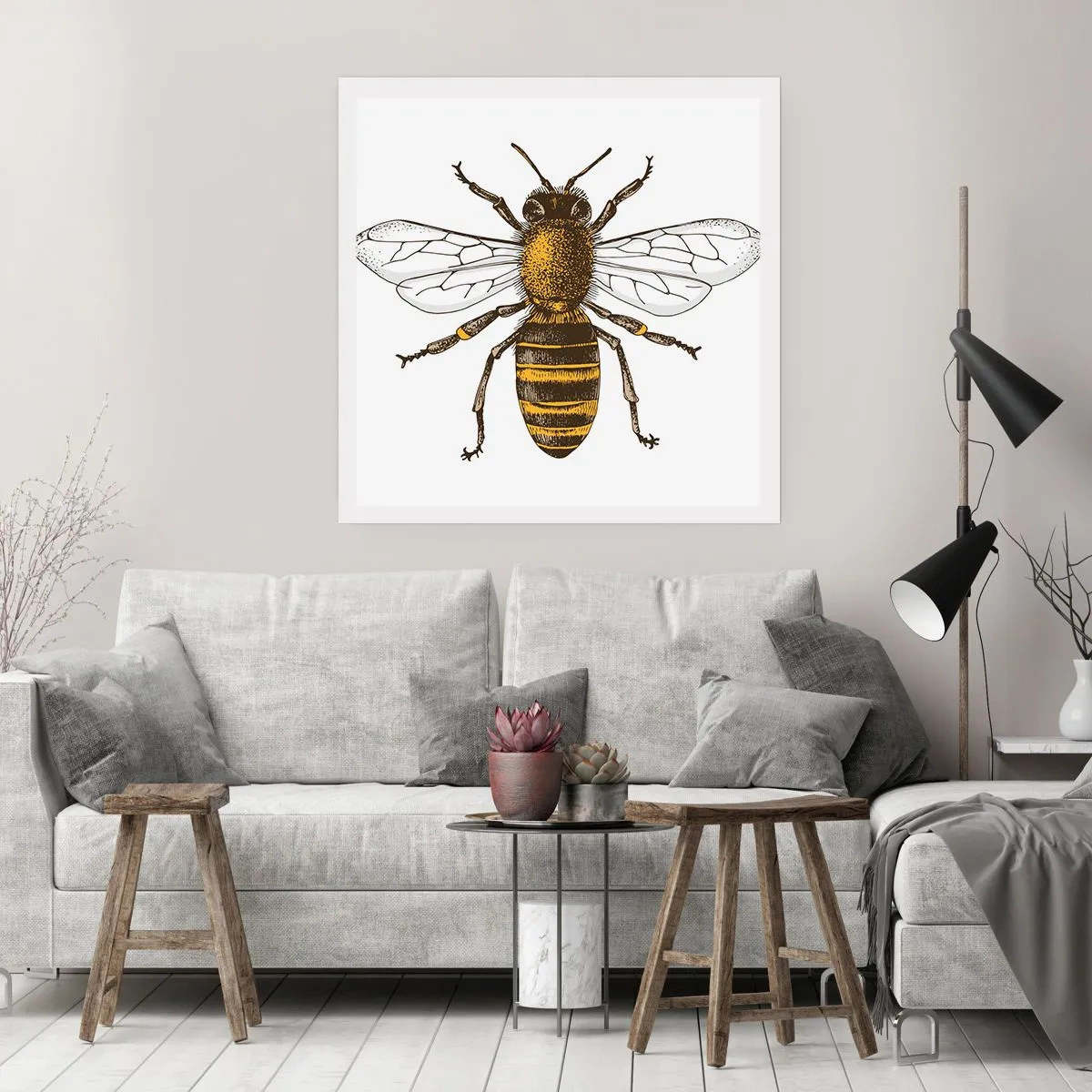 Poster - Schön und gut - 60x60 cm