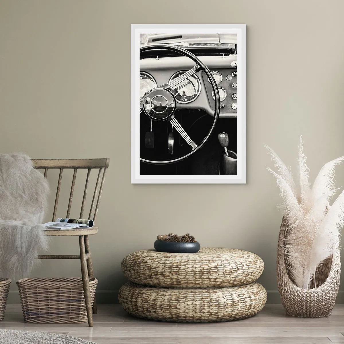 Poster in einem weißen Rahmen - Ein Sammlertraum - 50x70 cm