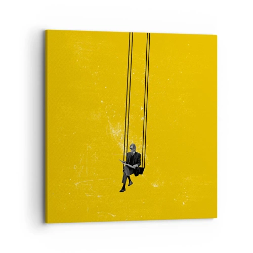 Bild auf Leinwand - Leinwandbild - Tag wie jeder andere - 70x70 cm