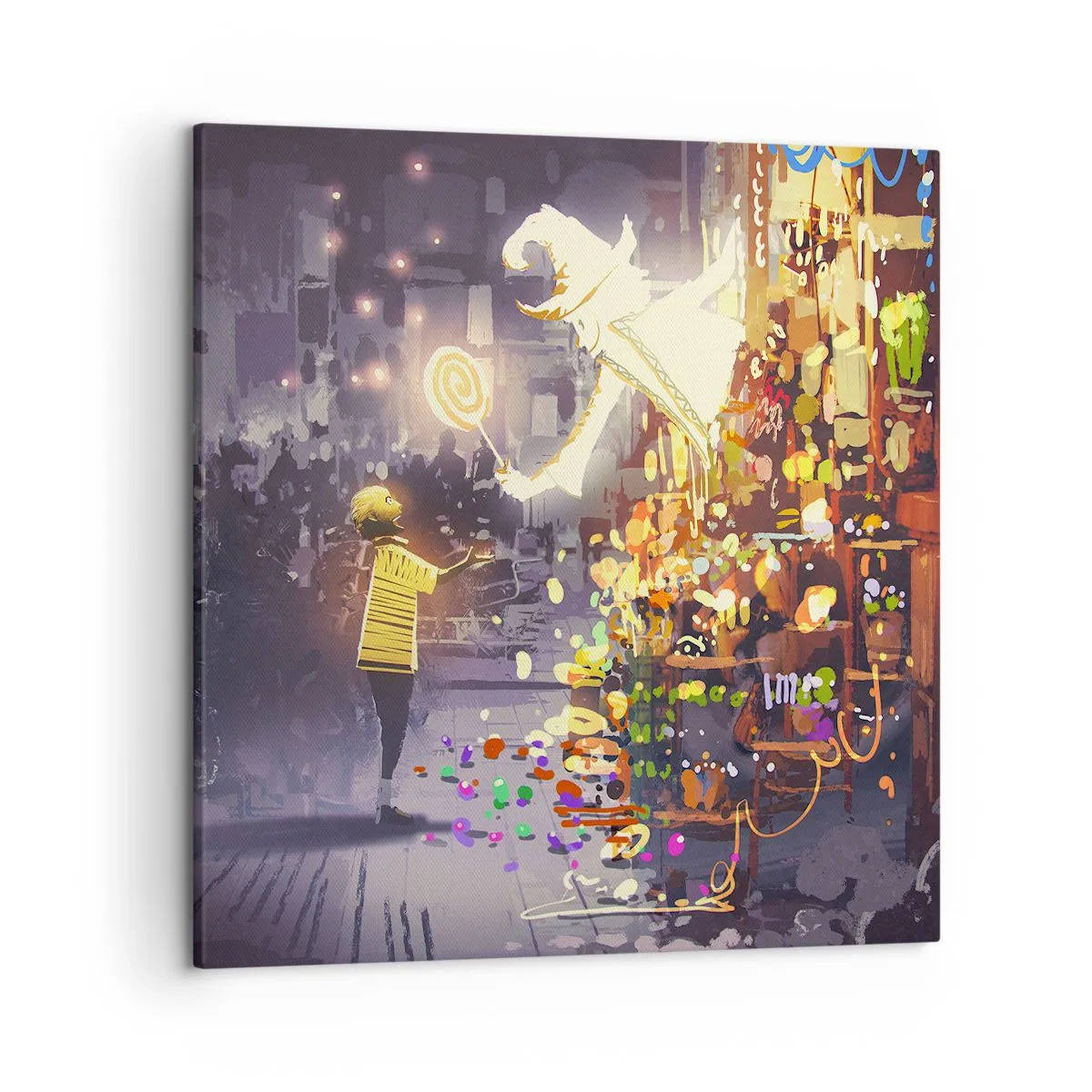 Bild auf Leinwand - Leinwandbild - Magie ist da - 50x50 cm