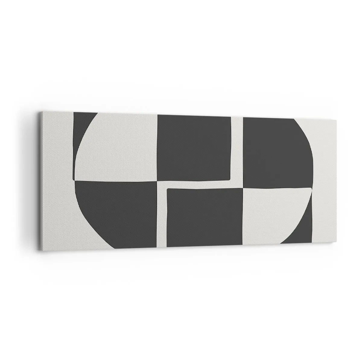 Bild auf Leinwand - Leinwandbild - Antithese - Synthese - 100x40 cm