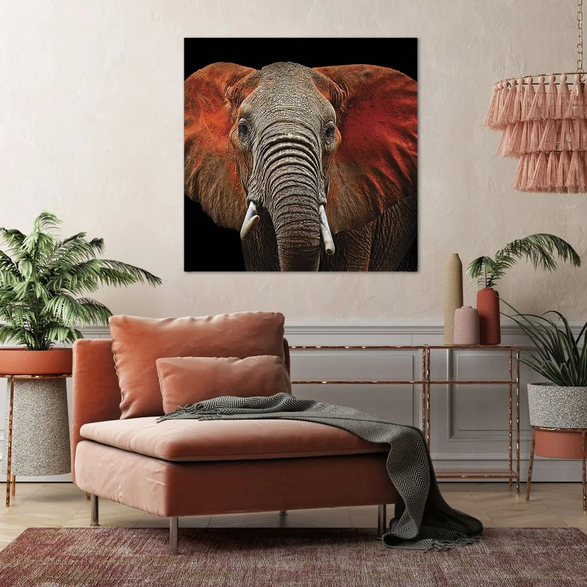 Bild auf Leinwand - Leinwandbild - Ich bin wild und du? - 40x40 cm