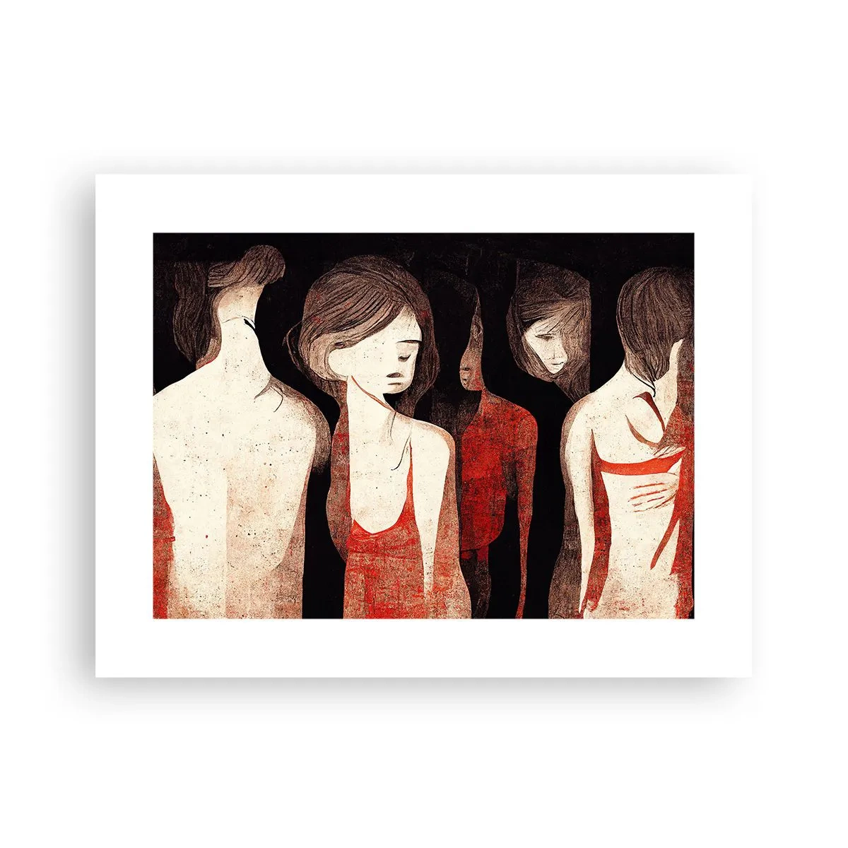 Poster - Madonnen der Dunkelheit - 40x30 cm