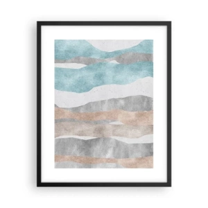 Poster in einem schwarzem Rahmen - Studie über Nähe - 40x50 cm