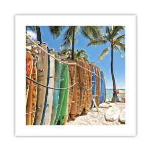 Poster - Sonniger Spaß - 40x40 cm