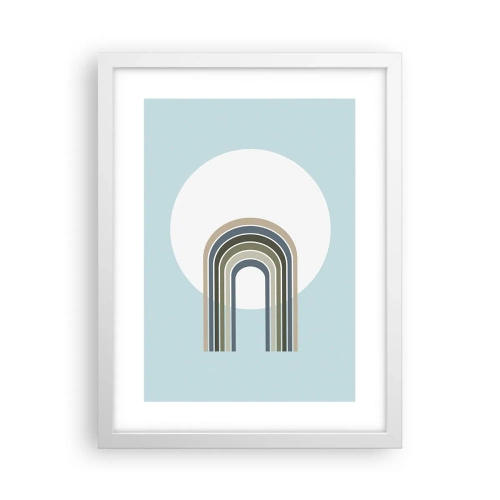 Poster in einem weißen Rahmen - Unwiderstehliche Anziehungskraft - 30x40 cm