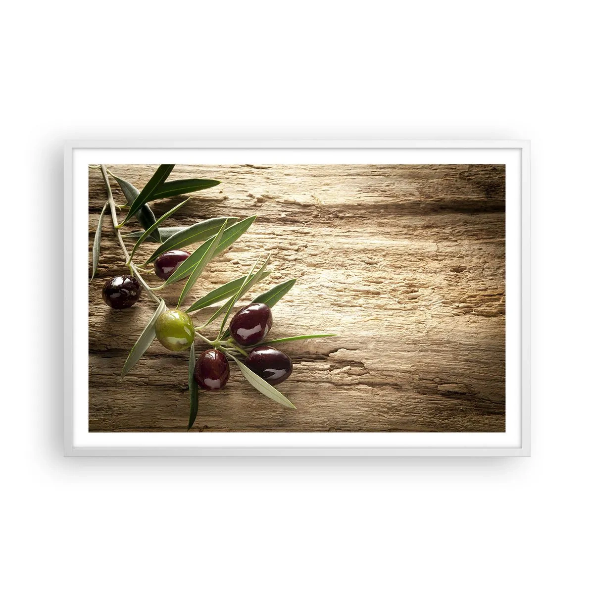 Poster in einem weißen Rahmen - Direkt aus der Natur - 91x61 cm