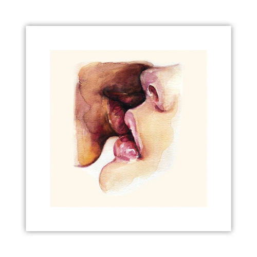 Poster - Wie Tag und Nacht, Erde und Himmel - 30x30 cm