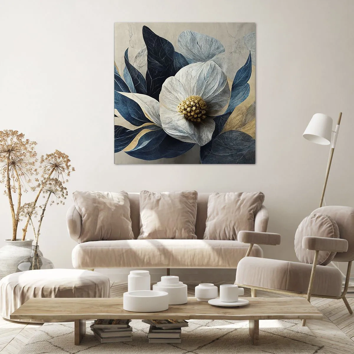 Bild auf Leinwand - Leinwandbild - Er hat ein Herz aus Gold - 70x70 cm