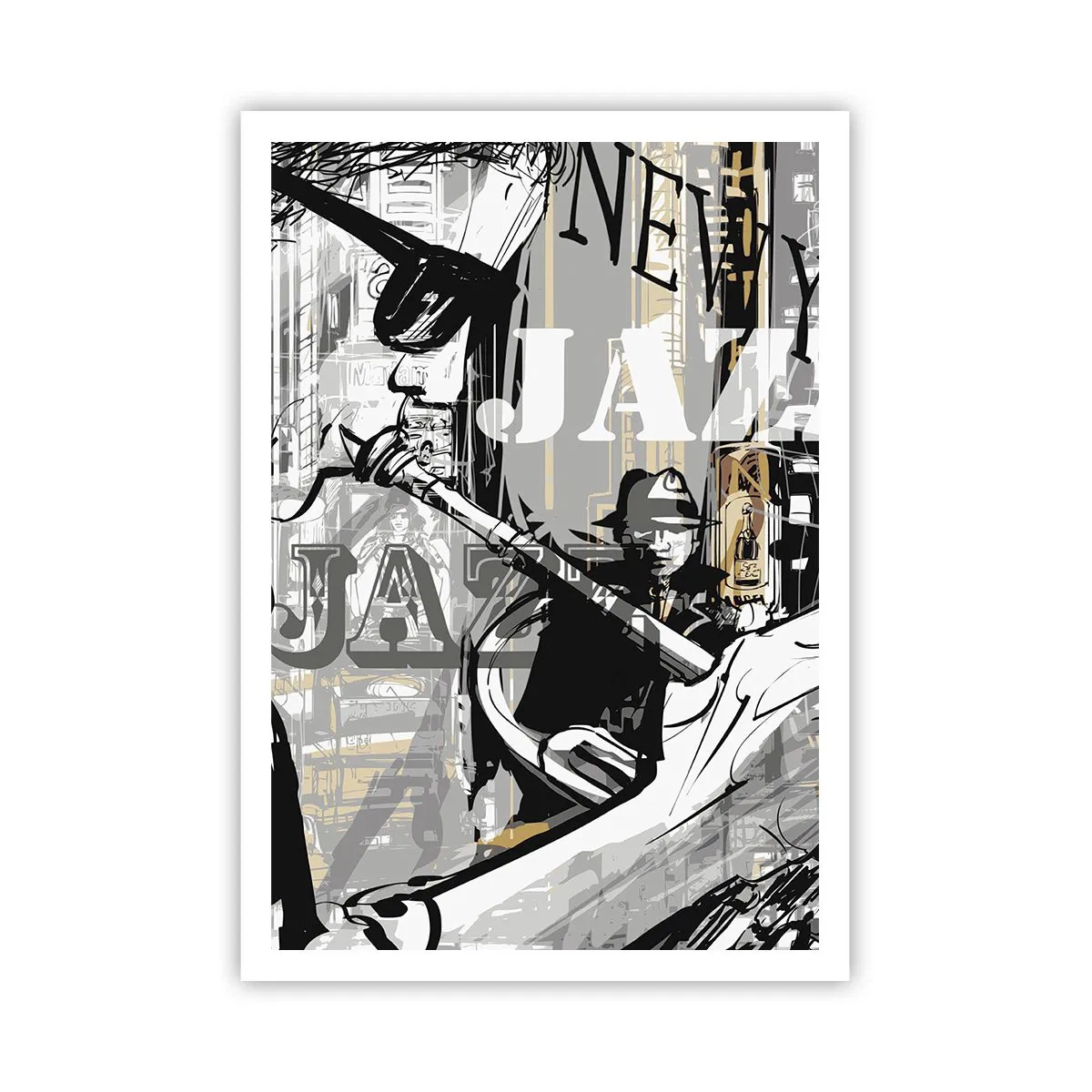 Poster - Im Rhythmus von New York - 70x100 cm