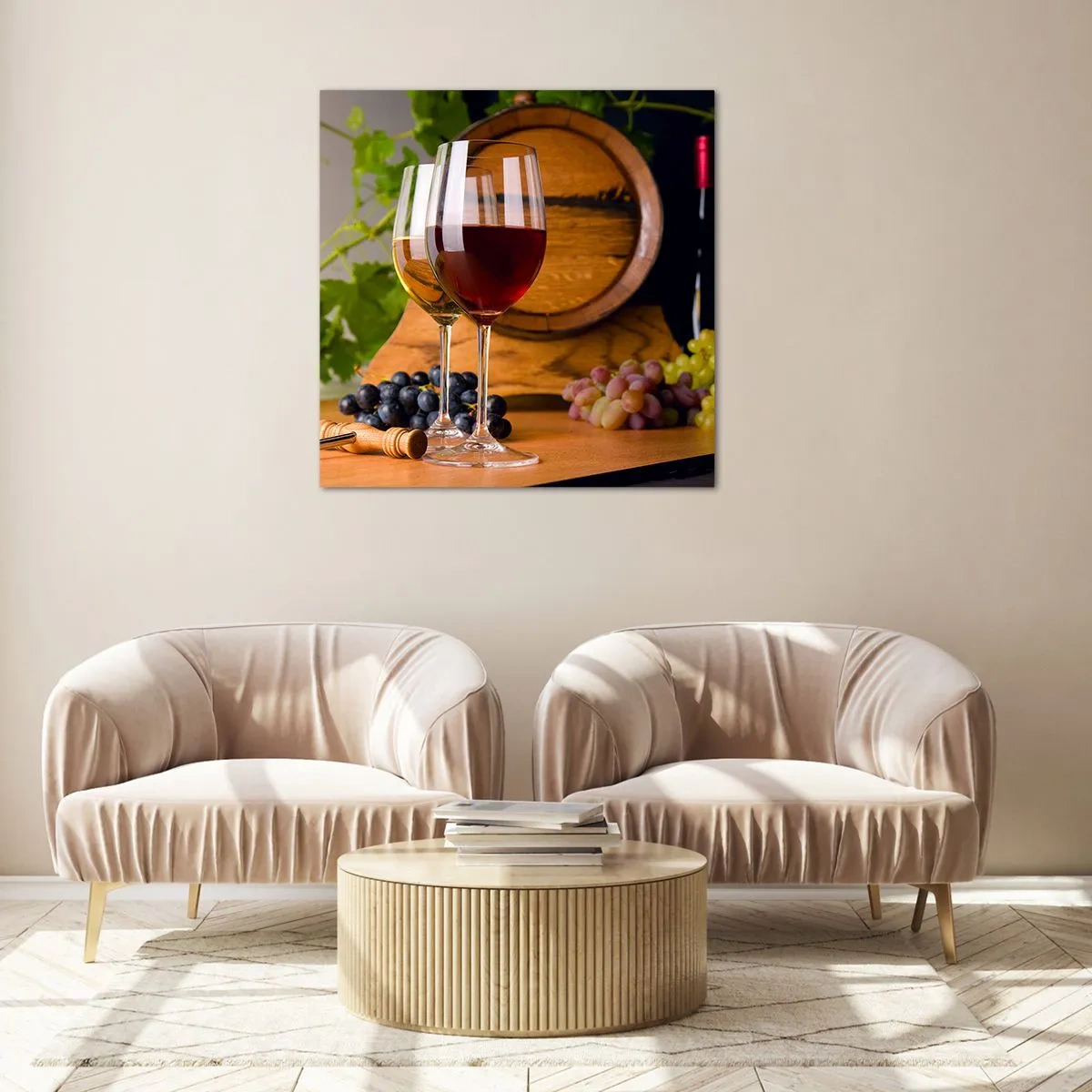 Glasbild - Bild auf glas - Wie die alten Meister - 50x50 cm