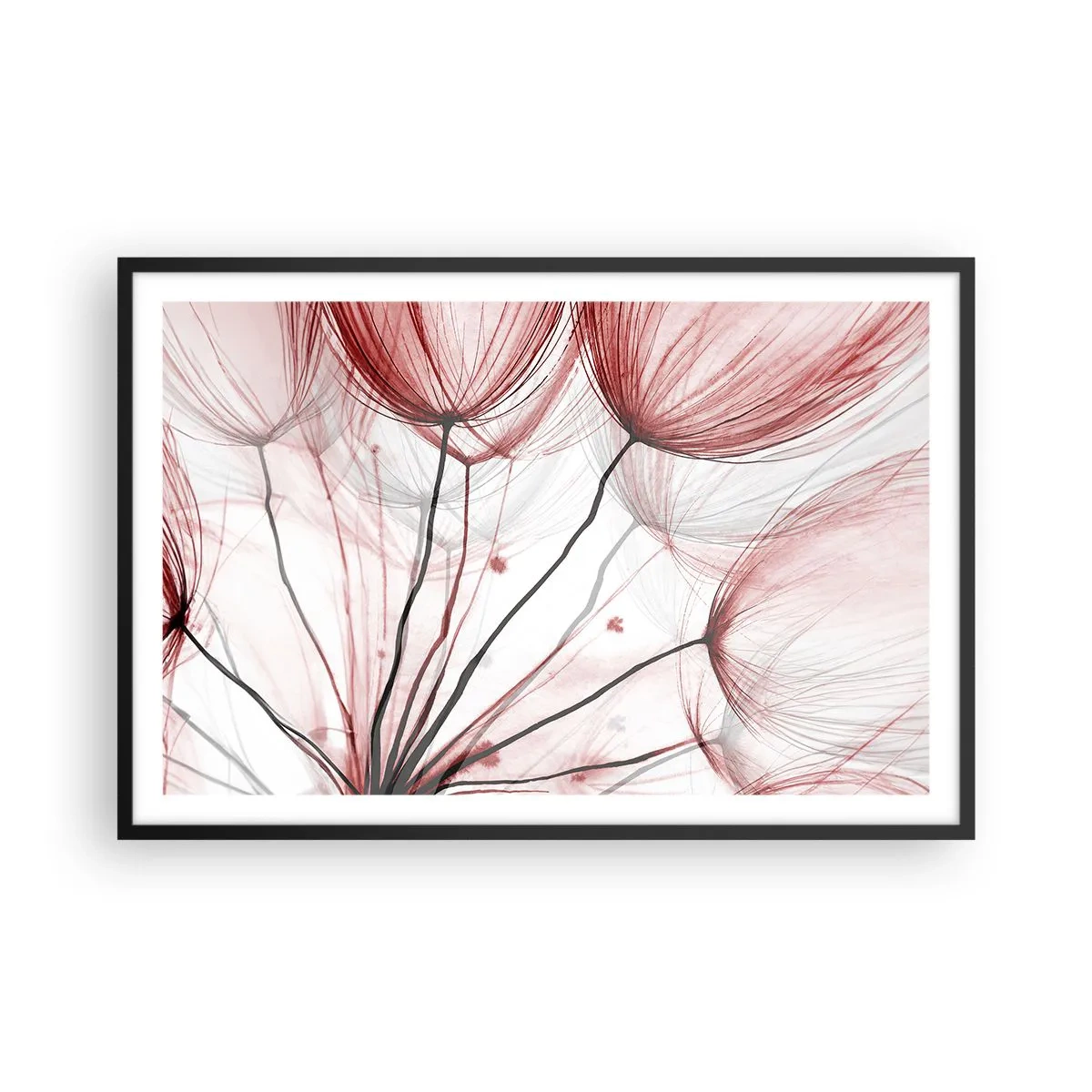 Poster in einem schwarzem Rahmen - Vor der Abfahrt - 91x61 cm