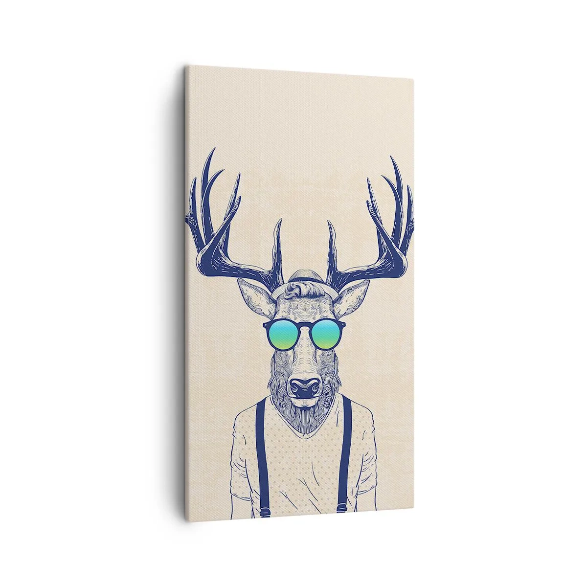 Bild auf Leinwand - Leinwandbild - Wen hast du erwartet? - 45x80 cm