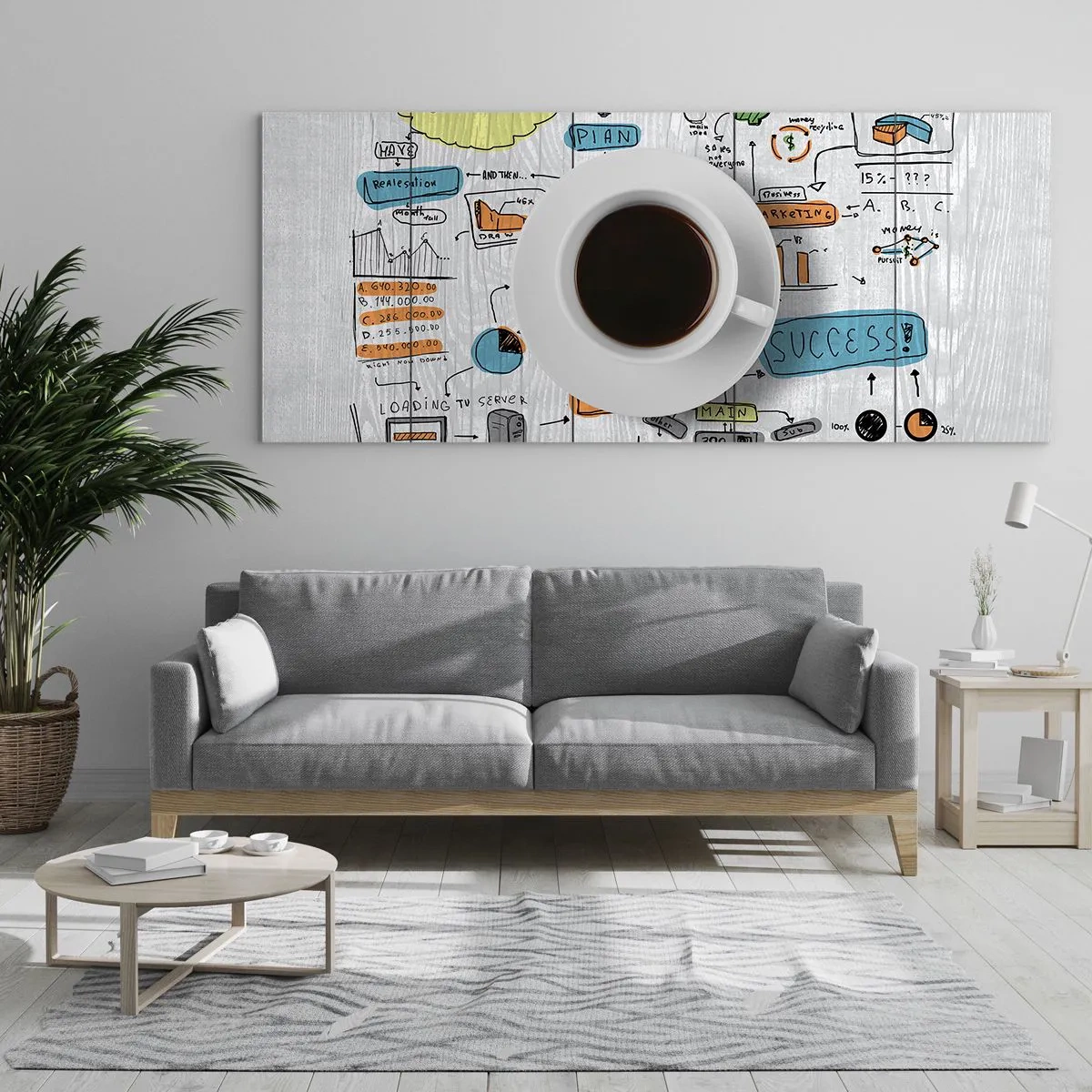 Glasbild - Bild auf glas - Zeit für eine Pause - 100x40 cm