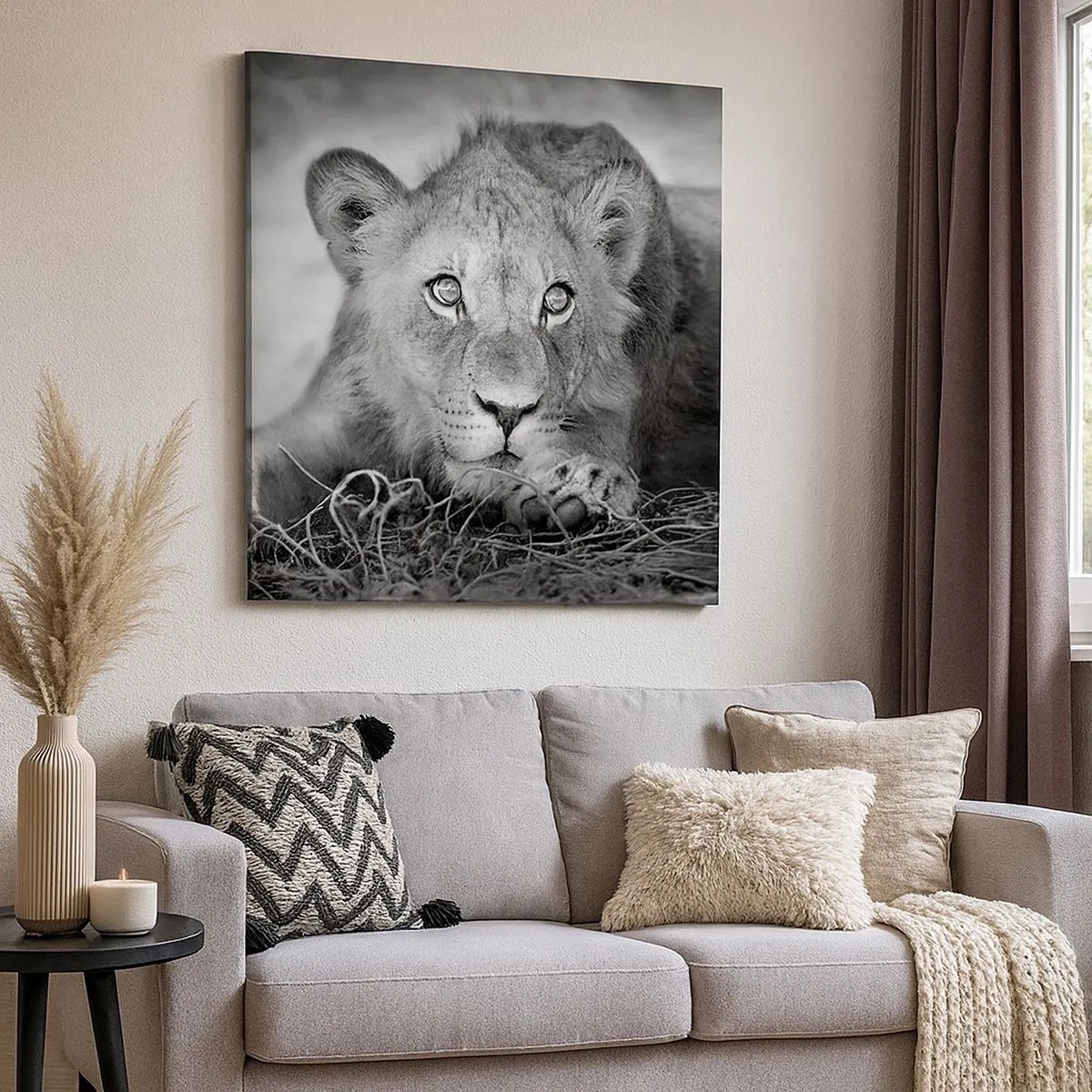 Bild auf Leinwand - Leinwandbild - Königlicher Welpe - 30x30 cm