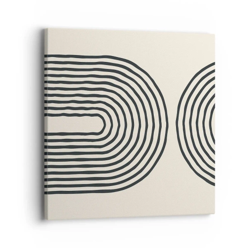 Bild auf Leinwand - Leinwandbild - In einem Moment ... - 40x40 cm