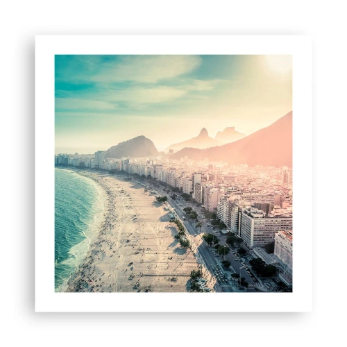 Poster - Ewiger Urlaub in Rio - 50x50 cm